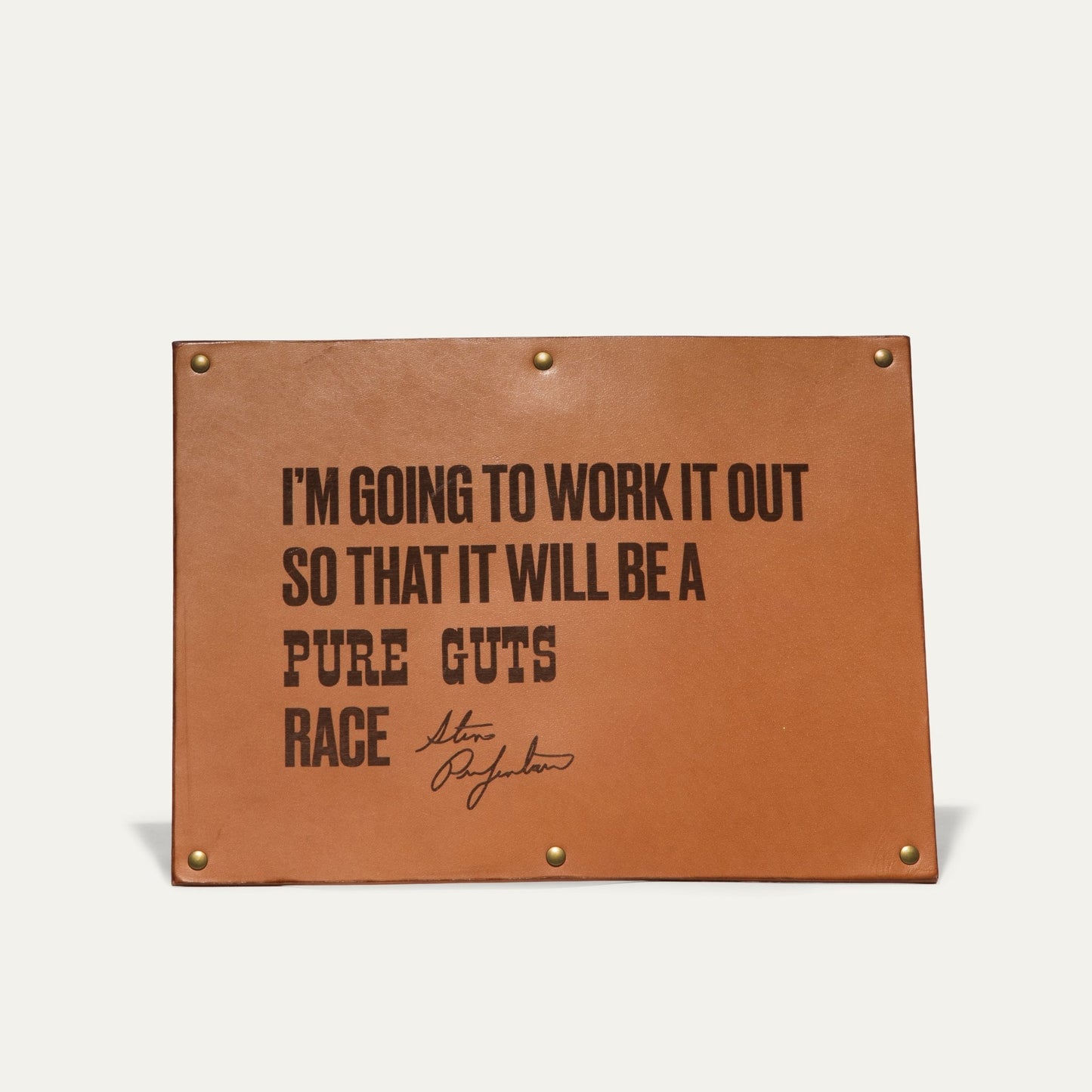 Leather Sign Quote 1 - Will Leather Goods