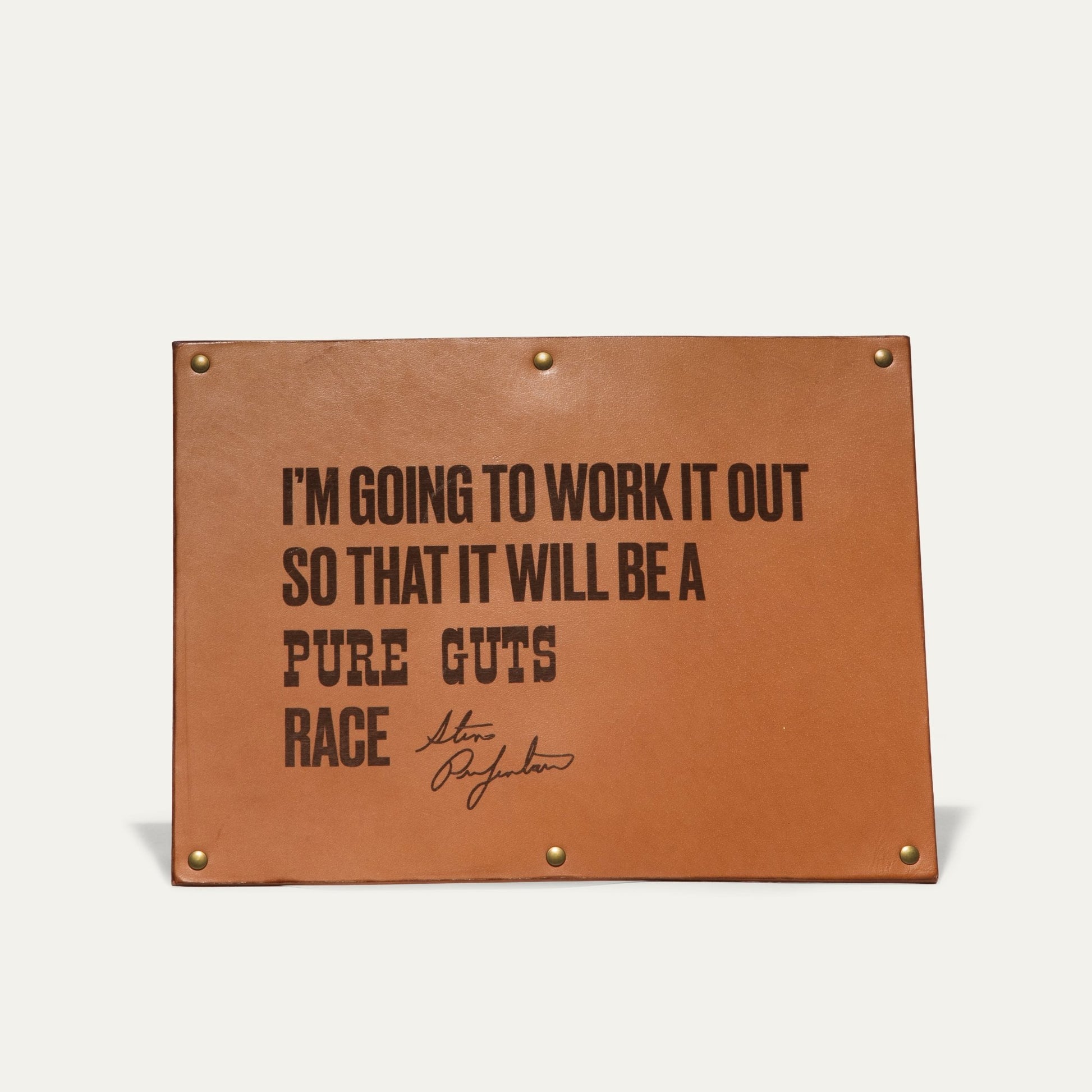 Leather Sign Quote 1 - Will Leather Goods