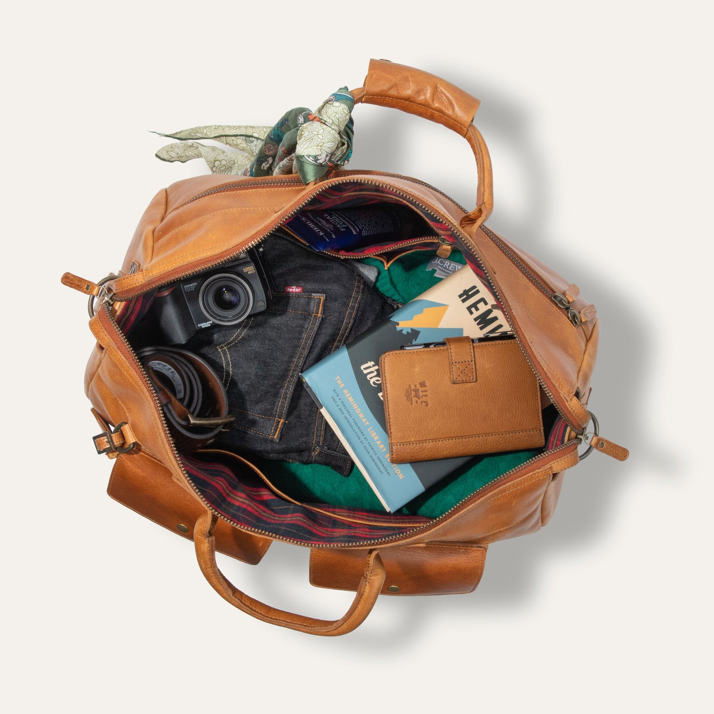 Leather Travel Duffle