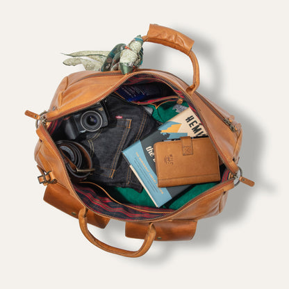 Leather Travel Duffle