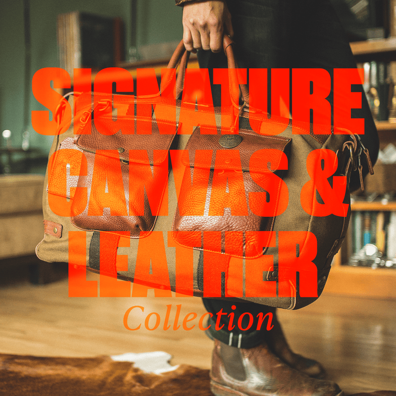 Signature Canvas + Leather Collection