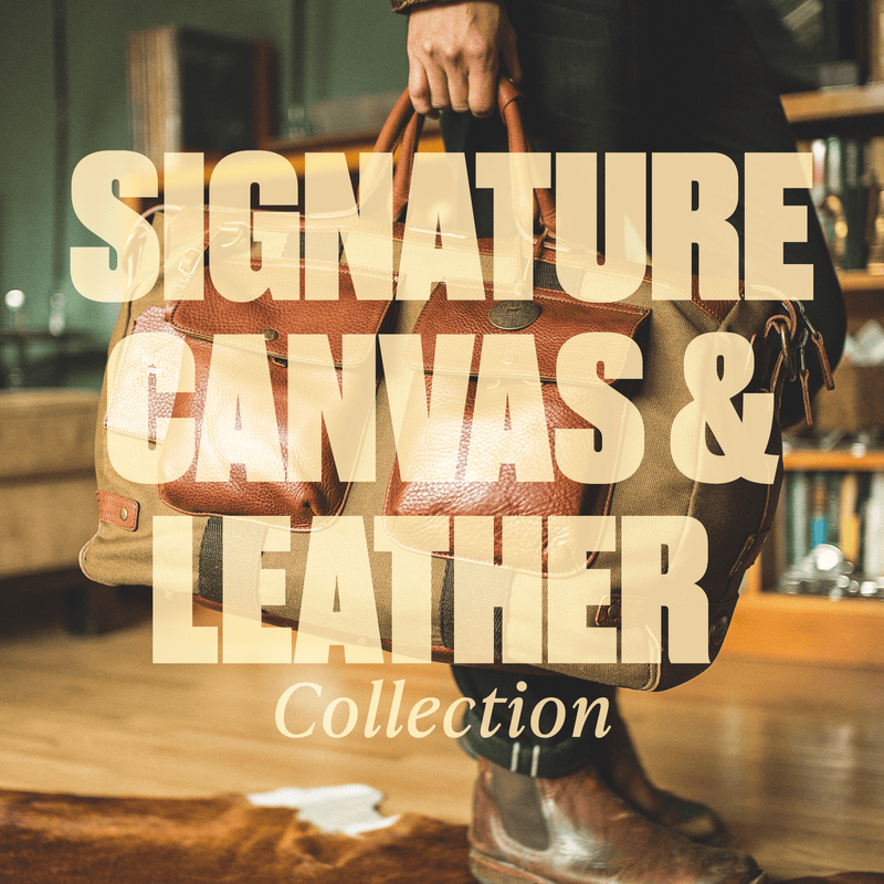 Signature Canvas + Leather Collection