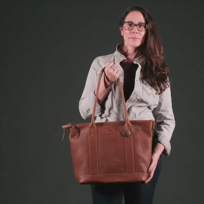 Twenty Four Seven Leather Tote