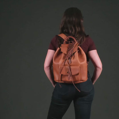 Rainier Leather Backpack
