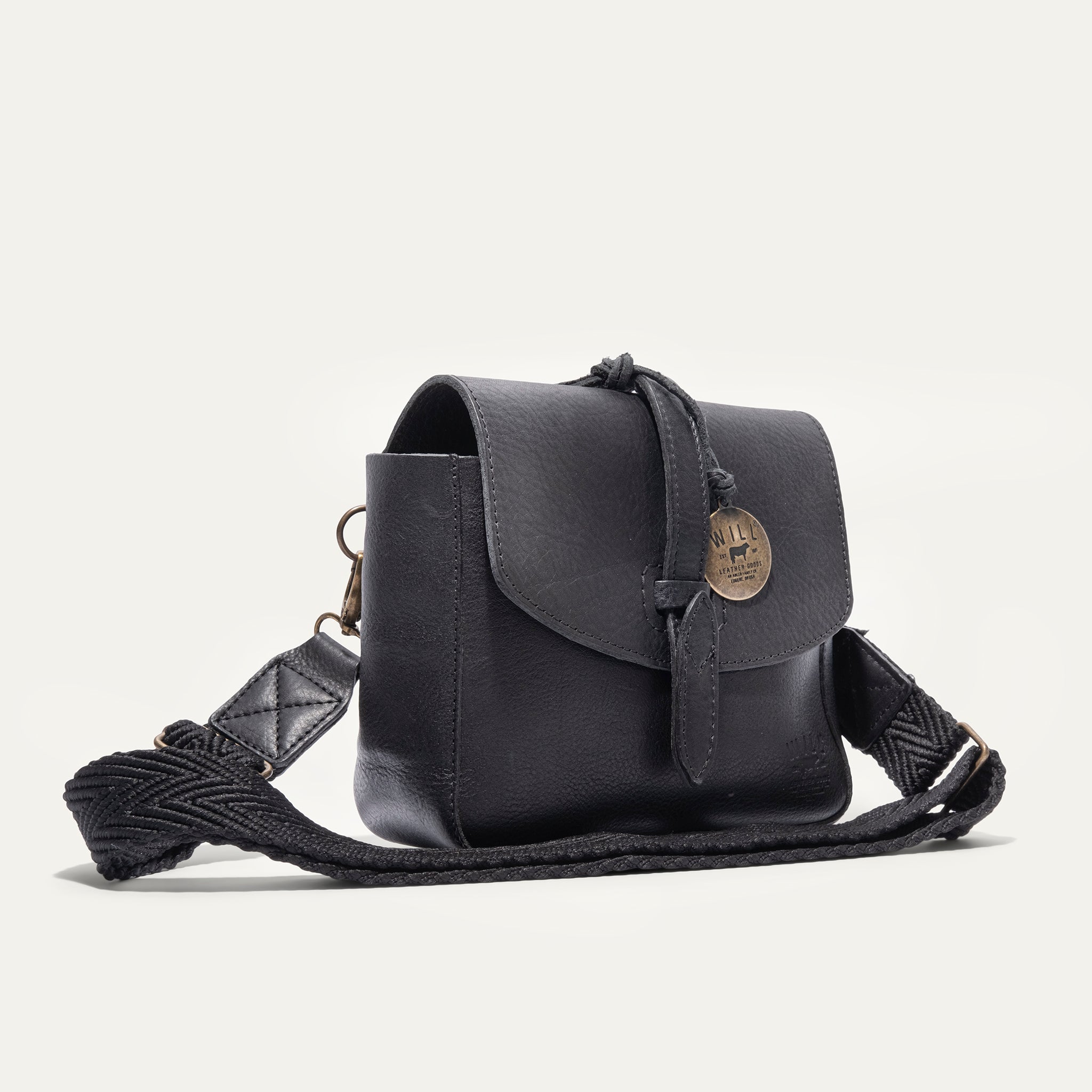 Chocolate and Black Bison Leather On The Road Convertible Hip, Crossbody,  Belt Bag - Handcrafted Convertible Leather Backpacks and Purses for Daily  or